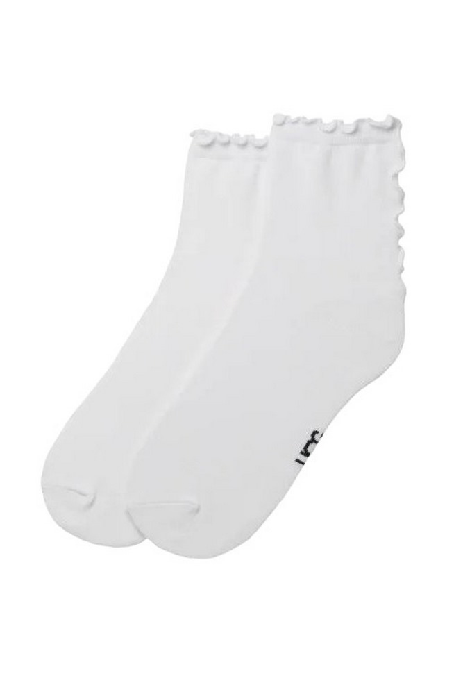 UGG KARSYN LETTUCE EDGE QUARTER II ΜΕΣΑΙΕΣ ΚΑΛΤΣΕΣ ΓΥΝΑΙΚΕΙΕΣ WHITE