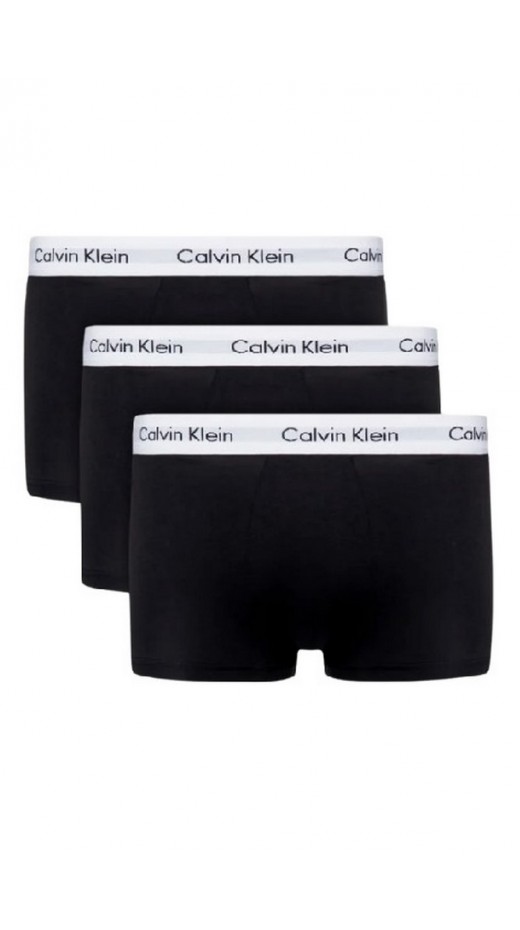 CALVIN KLEIN LOW RISE TRUNK 3PK BLACK/WHITE