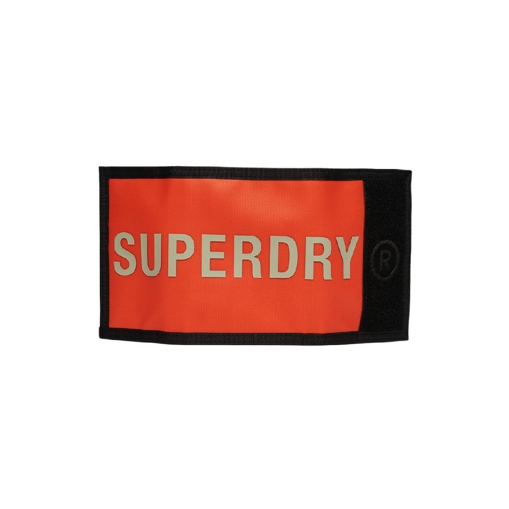 SUPERDRY D2 SDRY TARP TRI-FOLD WALLET UNISEX ΠΟΡΤΟΦΟΛΙ  ΑΝΔΡΙΚΟ ORANGE