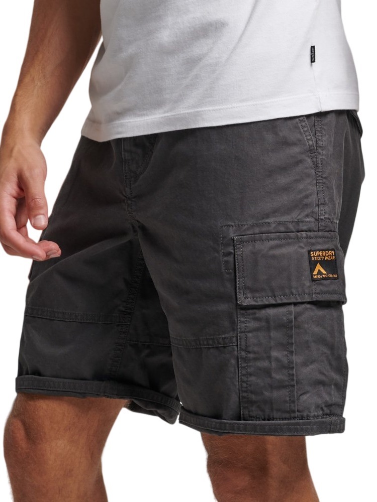 SUPERDRY VINTAGE HEAVY CARGO SHORT ΒΕΡΜΟΥΔΑ ΑΝΔΡΙΚΗ DARK GREY