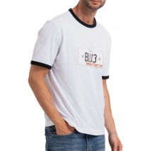 HUGO BOSS NURANGLER T-SHIRT ΜΠΛΟΥΖΑ ΑΝΔΡΙΚΗ WHITE