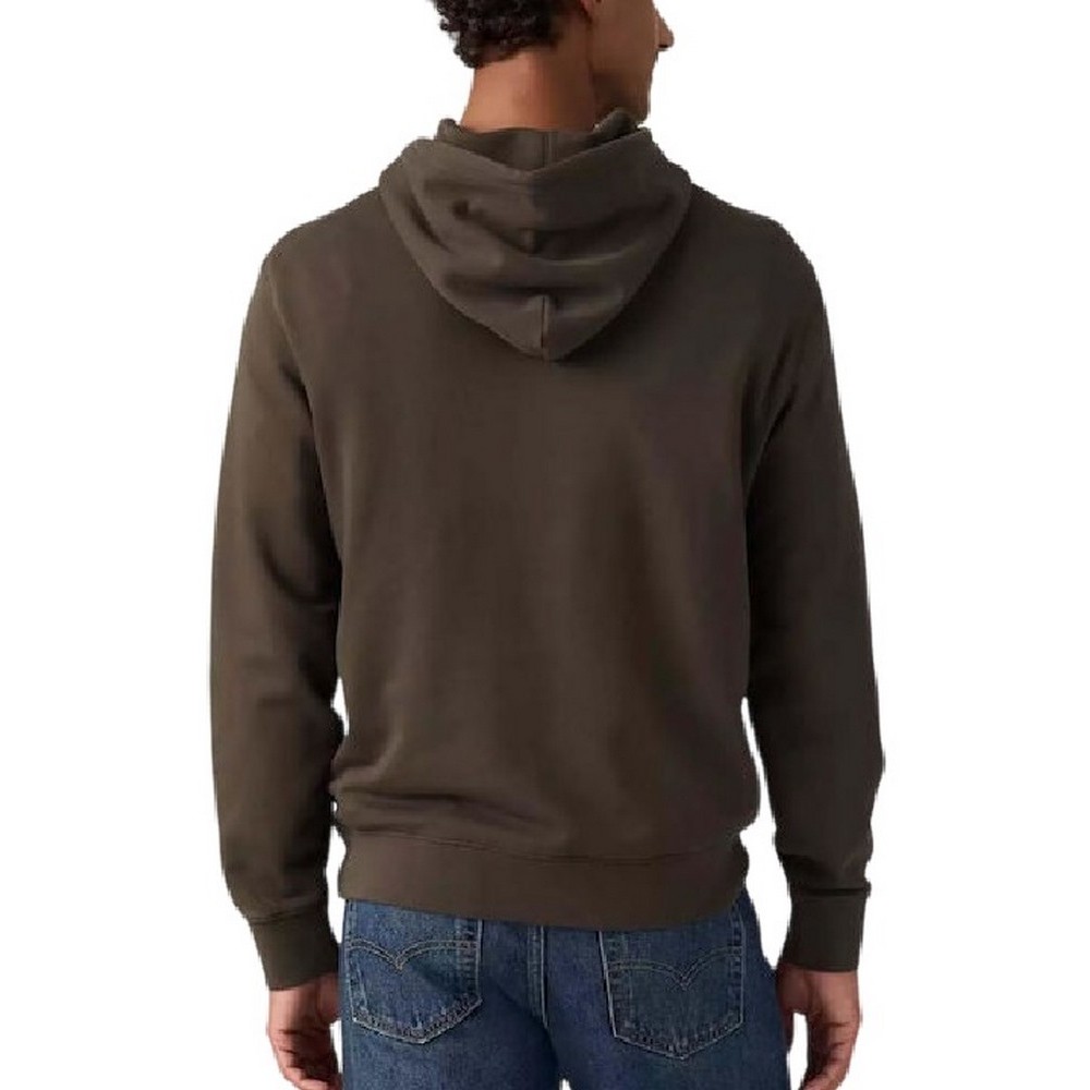 LEVIS THE ORIGINAL HM HOODIE ΜΠΛΟΥΖΑ ΦΟΥΤΕΡ ΑΝΔΡΙΚΗ BROWN