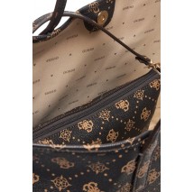 GUESS EMELIE LOGO LARGE 2 IN 1 TOTE ΤΣΑΝΤΑ ΓΥΝΑΙΚΕΙΑ COFFEE