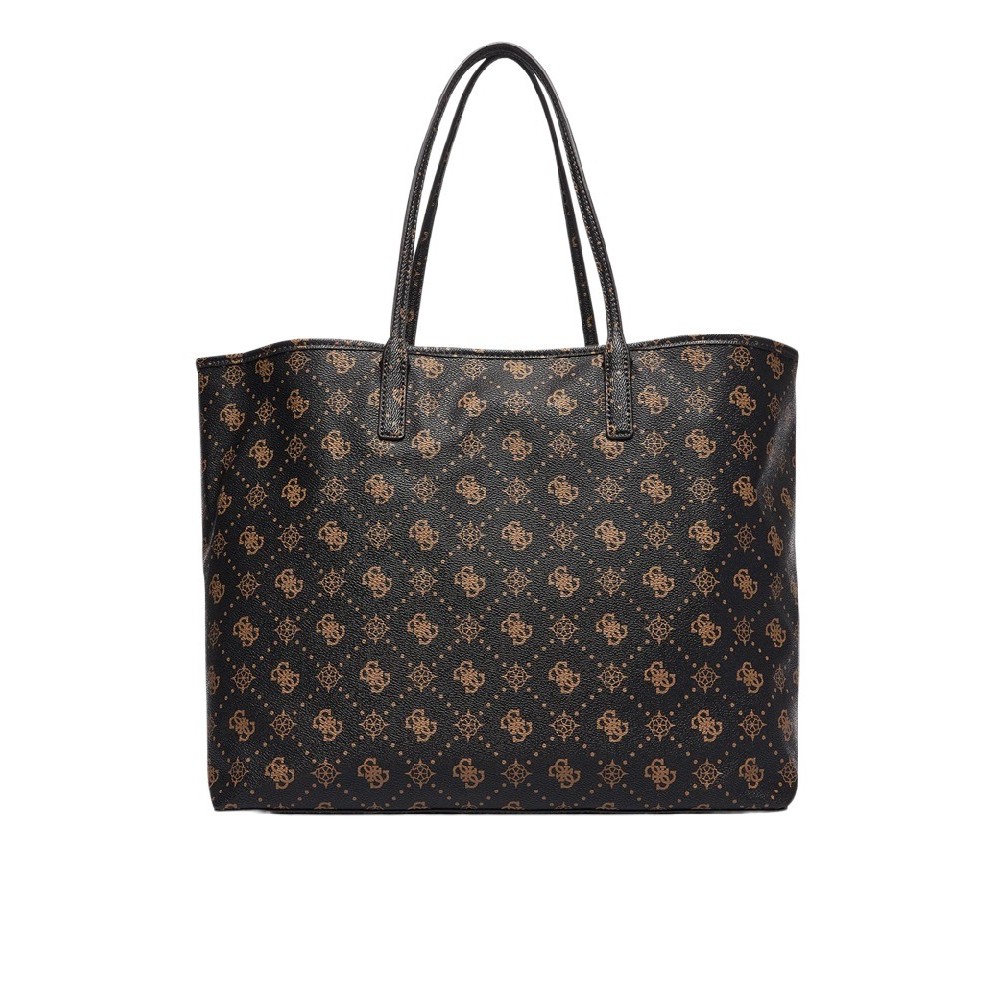 GUESS EMELIE LOGO LARGE 2 IN 1 TOTE ΤΣΑΝΤΑ ΓΥΝΑΙΚΕΙΑ COFFEE