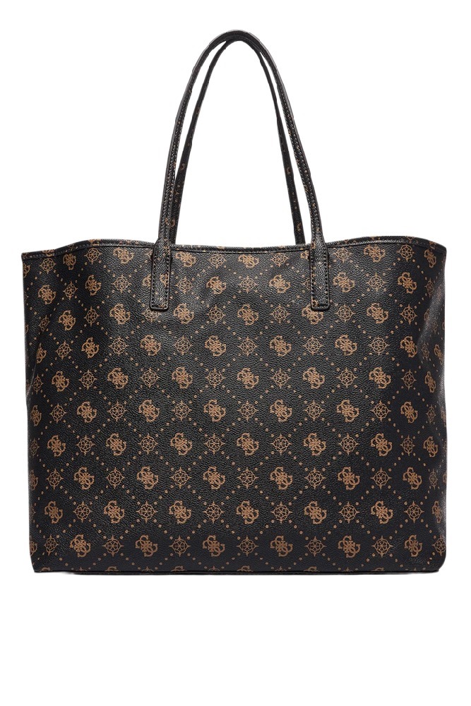 GUESS EMELIE LOGO LARGE 2 IN 1 TOTE ΤΣΑΝΤΑ ΓΥΝΑΙΚΕΙΑ COFFEE