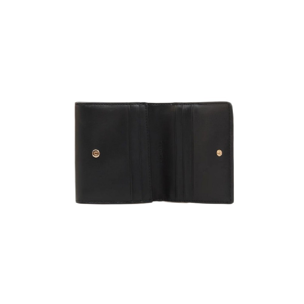 CALVIN KLEIN BOLD CK MEDIUM BIFOLD ΠΟΡΤΟΦΟΛΙ ΓΥΝΑΙΚΕΙΟ BLACK