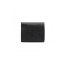 CALVIN KLEIN BOLD CK MEDIUM BIFOLD ΠΟΡΤΟΦΟΛΙ ΓΥΝΑΙΚΕΙΟ BLACK