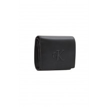 CALVIN KLEIN BOLD CK MEDIUM BIFOLD ΠΟΡΤΟΦΟΛΙ ΓΥΝΑΙΚΕΙΟ BLACK