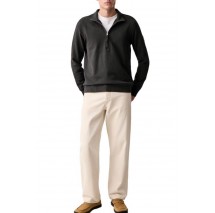 CALVIN KLEIN JEANS EU 350TERRY BADGE QTR ZIP ΜΠΛΟΥΖΑ ΦΟΥΤΕΡ ΑΝΔΡΙΚΗ ANTHRACHITE