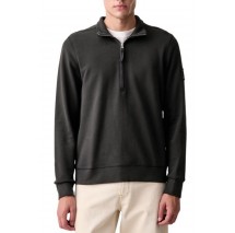 CALVIN KLEIN JEANS EU 350TERRY BADGE QTR ZIP ΜΠΛΟΥΖΑ ΦΟΥΤΕΡ ΑΝΔΡΙΚΗ ANTHRACHITE