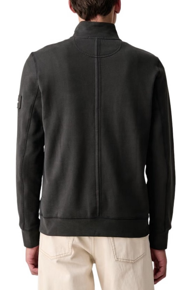CALVIN KLEIN JEANS EU 350TERRY BADGE QTR ZIP ΜΠΛΟΥΖΑ ΦΟΥΤΕΡ ΑΝΔΡΙΚΗ ANTHRACHITE