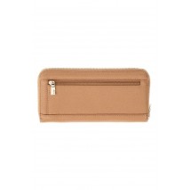 GUESS ISOLA SLG LARGE ZIP AROUND ΠΟΡΤΟΦΟΛΙ ΓΥΝΑΙΚΕΙΟ BEIGE
