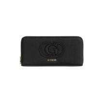GUESS ISOLA SLG LARGE ZIP AROUND ΠΟΡΤΟΦΟΛΙ ΓΥΝΑΙΚΕΙΟ BLACK
