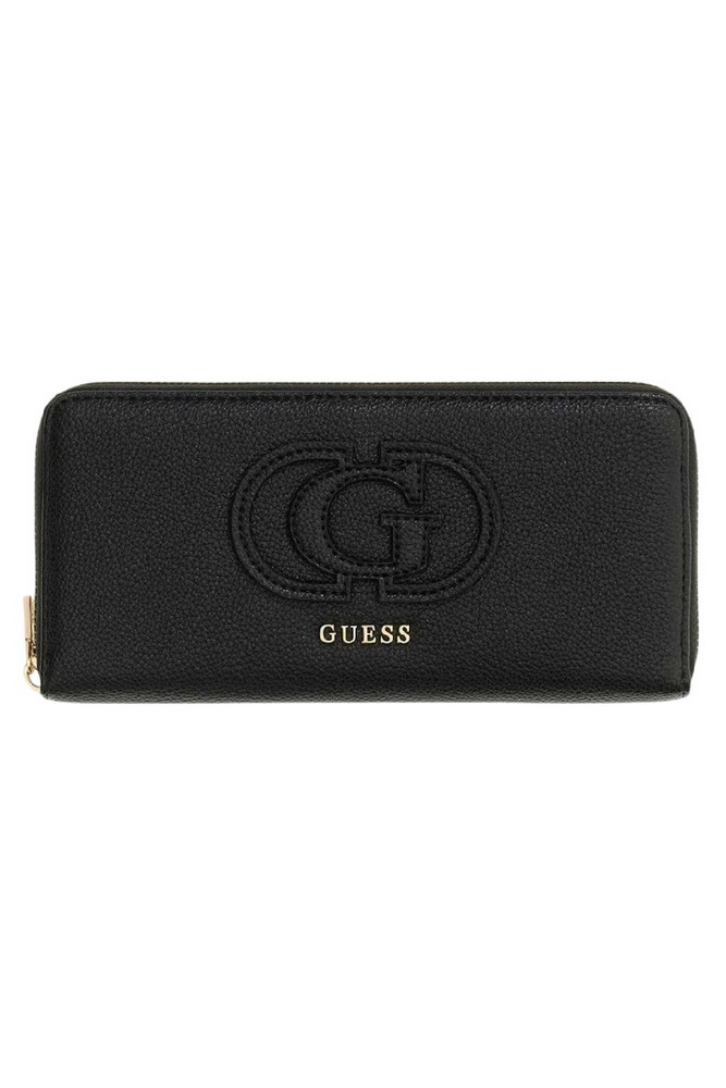 GUESS ISOLA SLG LARGE ZIP AROUND ΠΟΡΤΟΦΟΛΙ ΓΥΝΑΙΚΕΙΟ BLACK