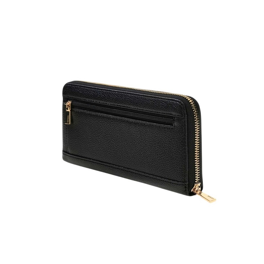 GUESS ISOLA SLG LARGE ZIP AROUND ΠΟΡΤΟΦΟΛΙ ΓΥΝΑΙΚΕΙΟ BLACK
