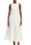 TOMMY JEANS RIB POPLIN TANK DRESS EXT ΦΟΡΕΜΑ ΓΥΝΑΙΚΕΙΟ ECRU