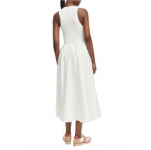 TOMMY JEANS RIB POPLIN TANK DRESS EXT ΦΟΡΕΜΑ ΓΥΝΑΙΚΕΙΟ ECRU