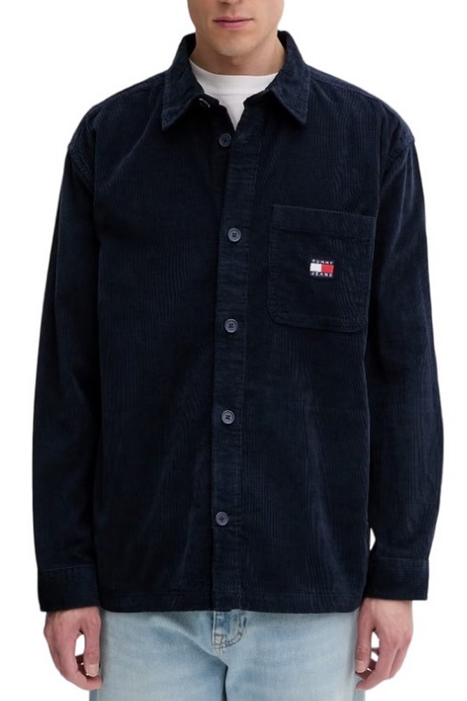 TOMMY JEANS BRICK CORD OVERSHIRT EXT ΠΟΥΚΑΜΙΣΟ ΑΝΔΡΙΚΟ NAVY