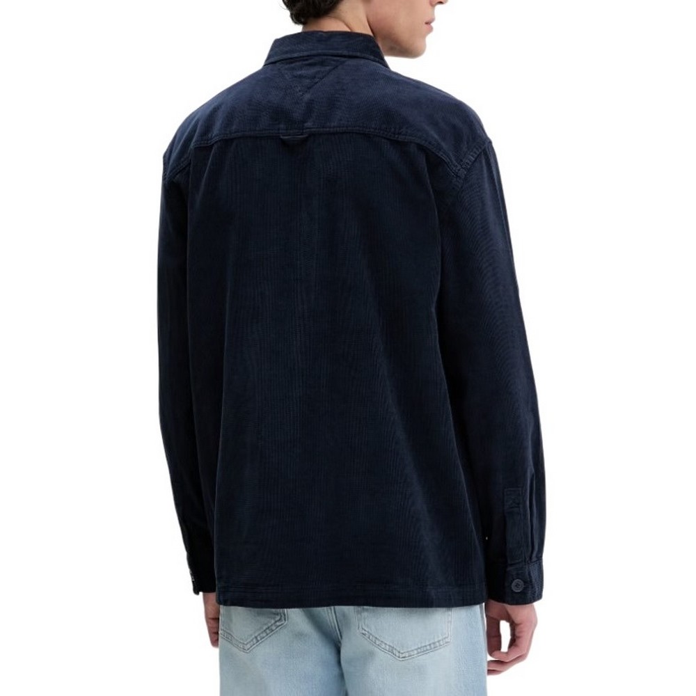TOMMY JEANS BRICK CORD OVERSHIRT EXT ΠΟΥΚΑΜΙΣΟ ΑΝΔΡΙΚΟ NAVY