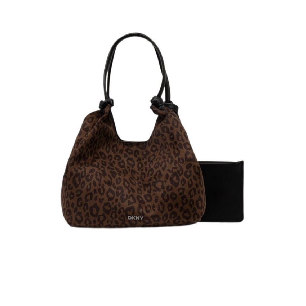 DKNY PAULA TOTE HANDBAG ΤΣΑΝΤΑ ΓΥΝΑΙΚΕΙΑ LEOPARD PRINT