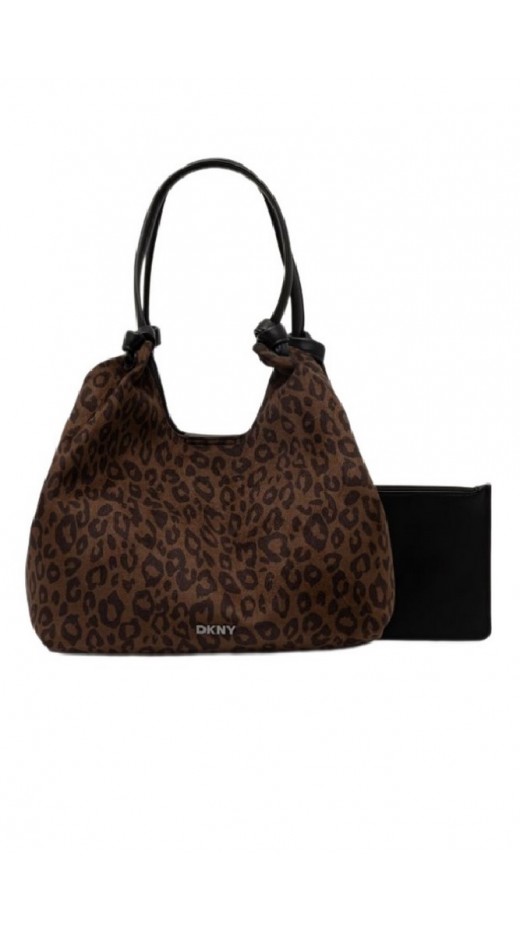 DKNY PAULA TOTE HANDBAG ΤΣΑΝΤΑ ΓΥΝΑΙΚΕΙΑ LEOPARD PRINT