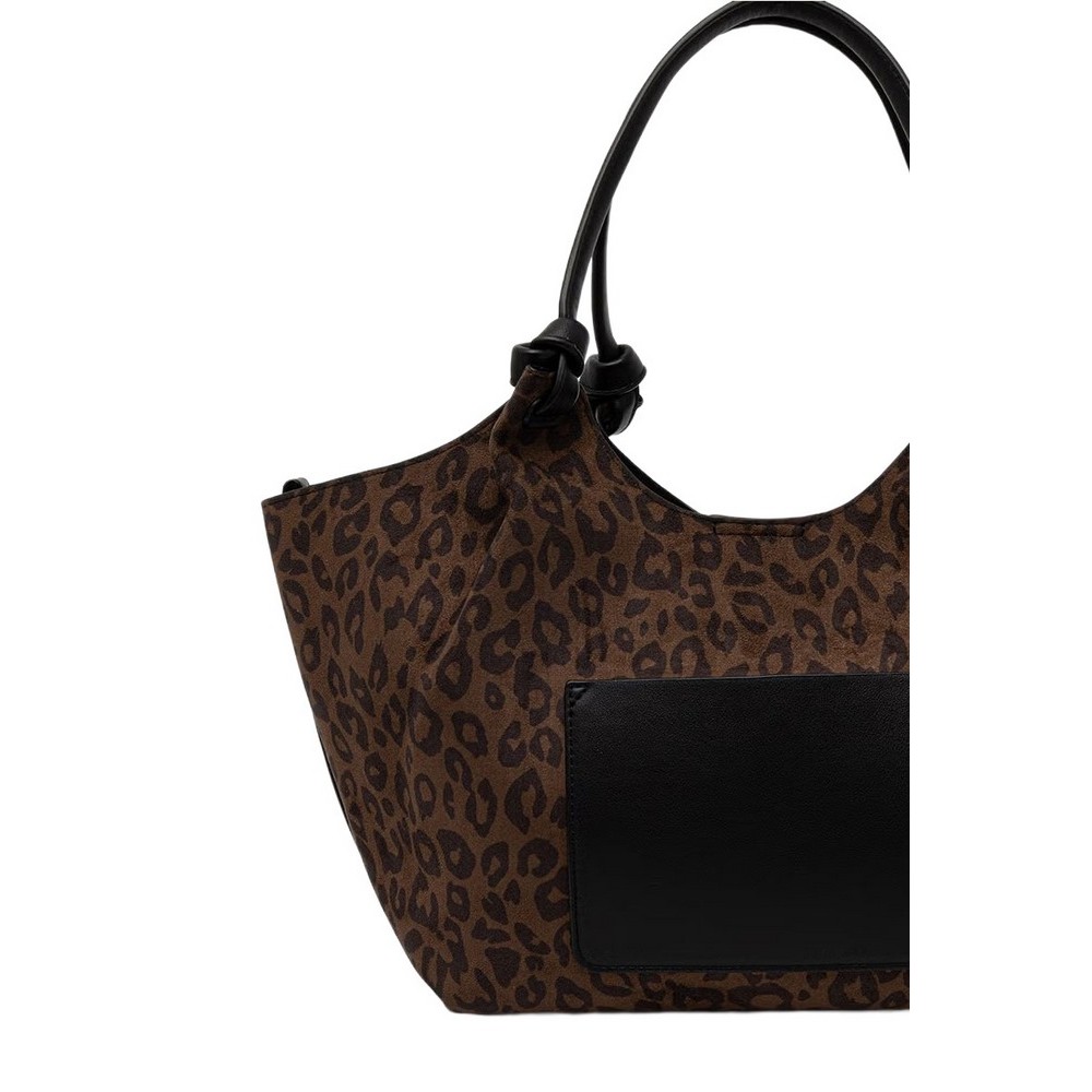 DKNY PAULA TOTE HANDBAG ΤΣΑΝΤΑ ΓΥΝΑΙΚΕΙΑ LEOPARD PRINT