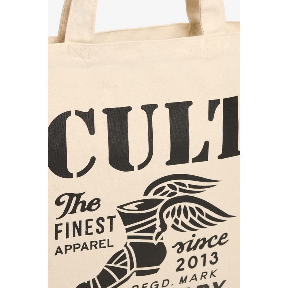 SUPERDRY CULT SUPERDRY TOTE ΤΣΑΝΤΑ ΓΥΝΑΙΚΕΙΑ NATURAL/BLACK