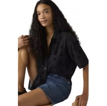 LEVIS NOVELTY HARLIE SS CROPPED SHIRT ΠΟΥΚΑΜΙΣΟ ΓΥΝΑΙΚΕΙΟ BLACK