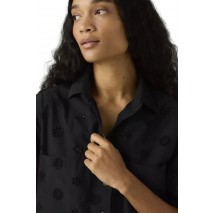 LEVIS NOVELTY HARLIE SS CROPPED SHIRT ΠΟΥΚΑΜΙΣΟ ΓΥΝΑΙΚΕΙΟ BLACK