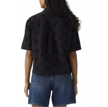 LEVIS NOVELTY HARLIE SS CROPPED SHIRT ΠΟΥΚΑΜΙΣΟ ΓΥΝΑΙΚΕΙΟ BLACK