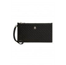 TOMMY HILFIGER ICON WRISTLET POUCH MONO ΤΣΑΝΤΑ ΓΥΝΑΙΚΕΙΑ BLACK