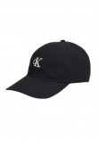 CALVIN KLEIN 6 PANEL SMALL MONOGRAM CAP ΚΑΠΕΛΟ ΑΝΔΡΙΚΟ BLACK