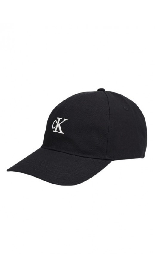 CALVIN KLEIN 6 PANEL SMALL MONOGRAM CAP ΚΑΠΕΛΟ ΑΝΔΡΙΚΟ BLACK