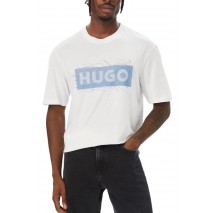 HUGO BOSS NAXTER JERSEY T-SHIRT ΜΠΛΟΥΖΑ ΑΝΔΡΙΚΗ NATURAL