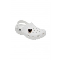 CROCS BLACK HEART WHIT GOLD OUTLINE JIBBITZ CHARMS ΑΞΕΣΟΥΑΡ ΓΥΝΑΙΚΕΙΟ BLACK