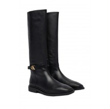 CALVIN KLEIN SQUARE HIGH BOOT LTH MG HDW ΜΠΟΤΑ ΓΥΝΑΙΚΕΙΑ BLACK