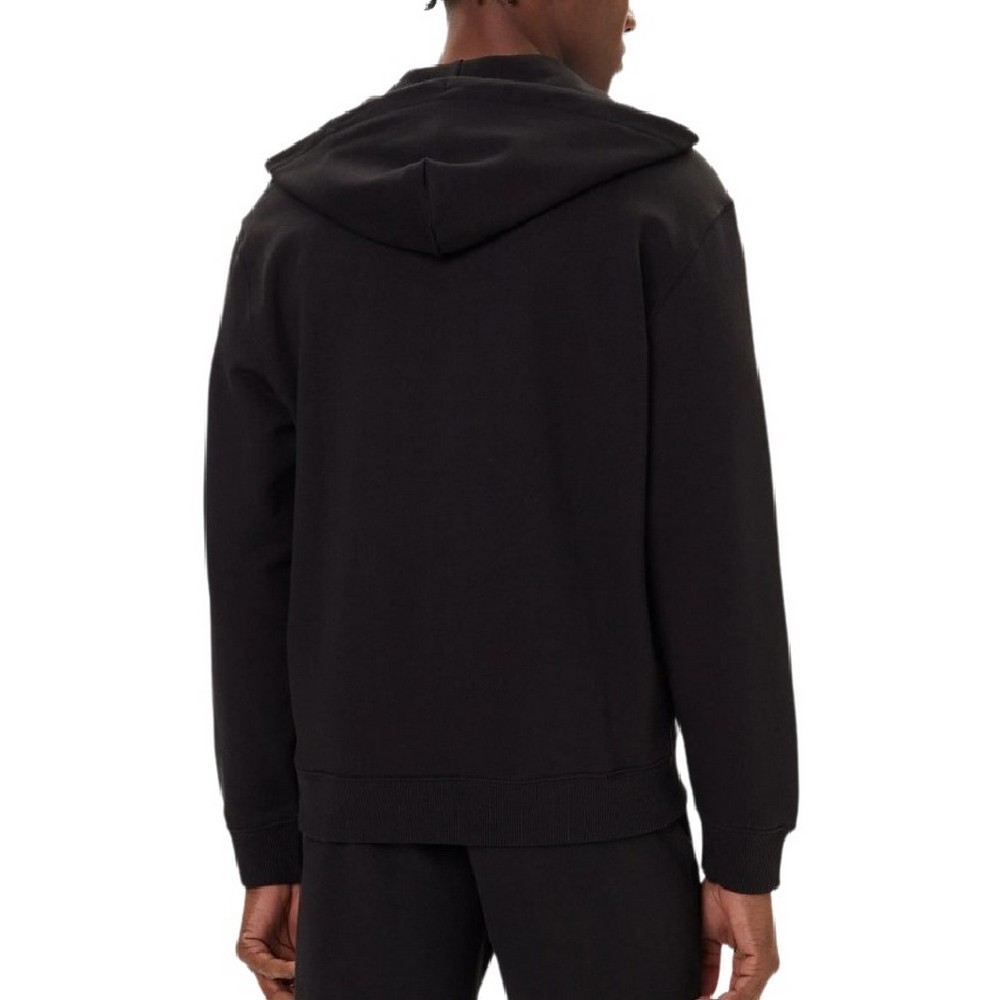 CALVIN KLEIN JEANS LS EU 350TERRY MONOGRAM FZ HOODIE ΖΑΚΕΤΑ ΦΟΥΤΕΡ ΑΝΔΡΙΚΗ BLACK