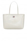 TOMMY JEANS MUST TOTE ΤΣΑΝΤΑ ΓΥΝΑΙΚΕΙΑ IVORY