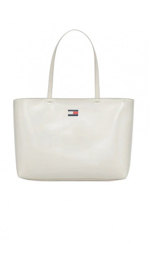 TOMMY JEANS MUST TOTE ΤΣΑΝΤΑ ΓΥΝΑΙΚΕΙΑ IVORY