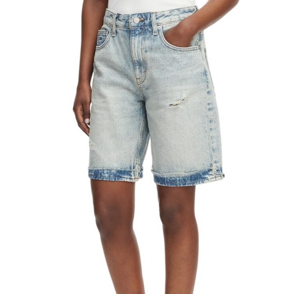 TOMMY JEANS MIA RLXD BERMUDA BJ8015 ΤΖΙΝ ΒΕΡΜΟΥΔΑ ΓΥΝΑΙΚΕΙΑ DENIM LIGHT
