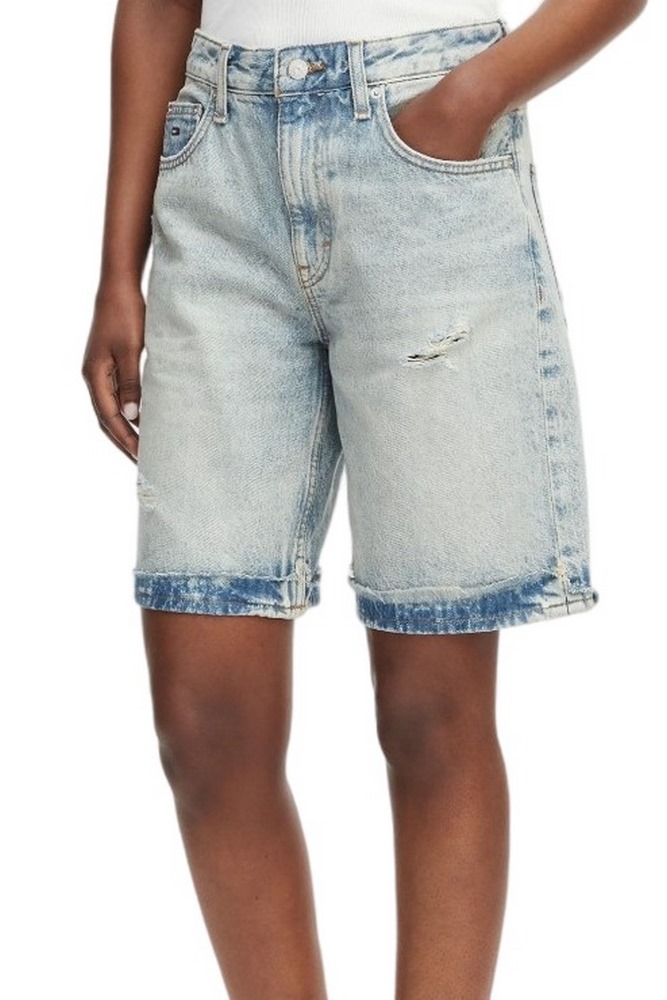 TOMMY JEANS MIA RLXD BERMUDA BJ8015 ΤΖΙΝ ΒΕΡΜΟΥΔΑ ΓΥΝΑΙΚΕΙΑ DENIM LIGHT
