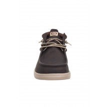 HEY DUDE WALLY MID GRIP CLASSIC ΠΑΠΟΥΤΣΙ ΑΝΔΡΙΚΟ DARK BROWN