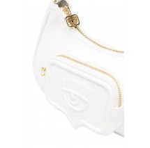 CHIARA FERRAGNI RANGE F - EYELIKE POCKET SMOOTH CALF ΤΣΑΝΤΑ ΓΥΝΑΙΚΕΙΑ WHITE