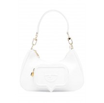 CHIARA FERRAGNI RANGE F - EYELIKE POCKET SMOOTH CALF ΤΣΑΝΤΑ ΓΥΝΑΙΚΕΙΑ WHITE