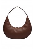 GUESS PETRA HOBO ΤΣΑΝΤΑ ΓΥΝΑΙΚΕΙΑ LATTE