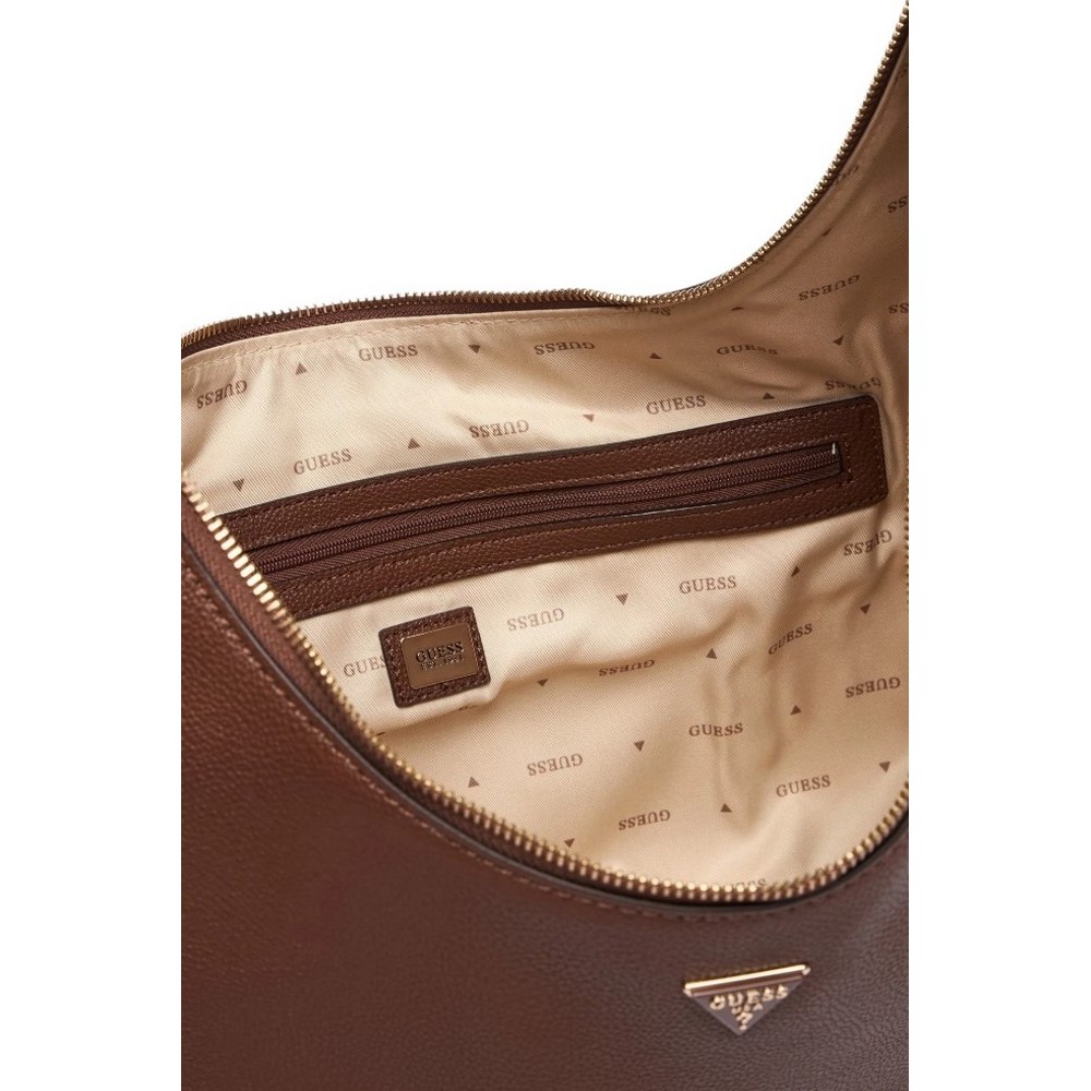 GUESS PETRA HOBO ΤΣΑΝΤΑ ΓΥΝΑΙΚΕΙΑ LATTE