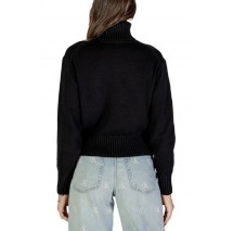 CALVIN KLEIN JEANS CHENILLE MONOLOGO SWEATER ΜΠΛΟΥΖΑ ΠΛΕΚΤΗ ΓΥΝΑΙΚΕΙΑ BLACK