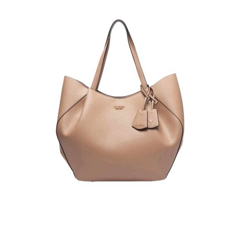 GUESS AMORETTE 2 IN 1 TOTE ΤΣΑΝΤΑ ΓΥΝΑΙΚΕΙΑ BEIGE