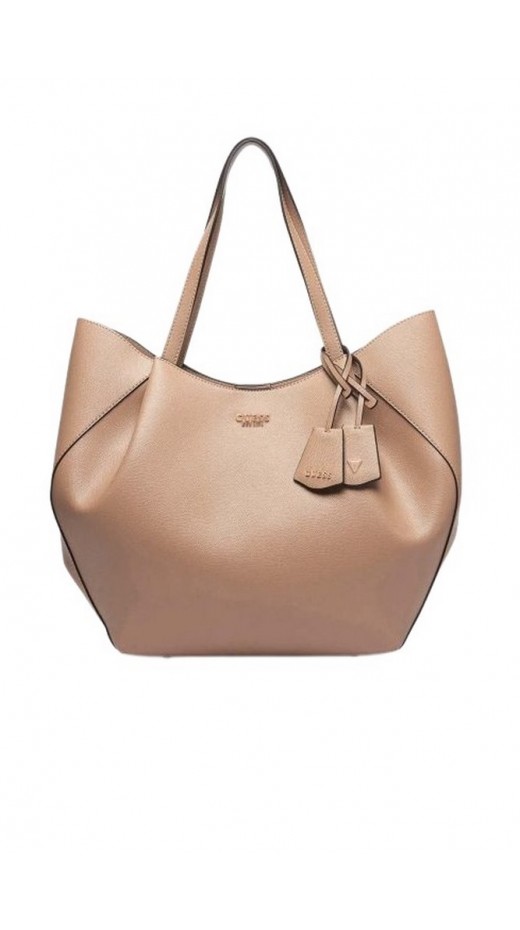 GUESS AMORETTE 2 IN 1 TOTE ΤΣΑΝΤΑ ΓΥΝΑΙΚΕΙΑ BEIGE