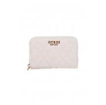 GUESS ISEMAY SLG MEDIUM ZIP AROUND ΠΟΡΤΟΦΟΛΙ ΓΥΝΑΙΚΕΙΟ OFF WHITE
